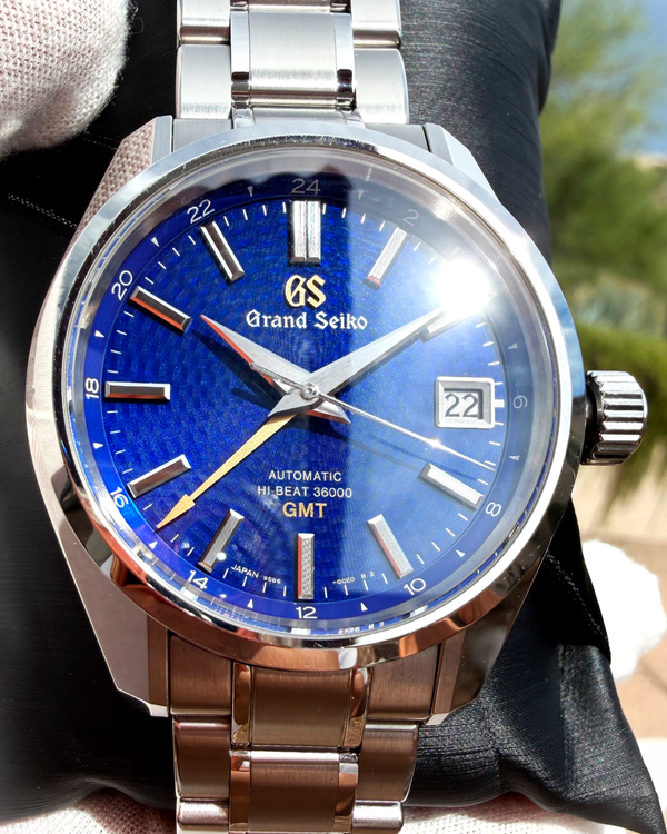 2023 Grand Seiko Heritage GMT "Peacock" L.E. 40MM Blue Dial Steel Bracelet (SBGJ261G)