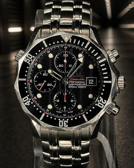 No Reserve - 2019 Omega Seamaster Diver 300M Chronograph 41.5MM Black Dial Steel Bracelet (213.30.42.40.01.001)