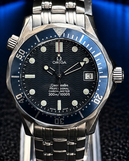 No Reserve - Omega Seamaster Diver 300M 36MM Blue Dial Steel Bracelet (2551.80.00)