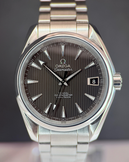 2017 Omega Seamaster Aqua Terra 150M 38.5MM Grey Dial Steel Bracelet (231.10.39.21.06.001)