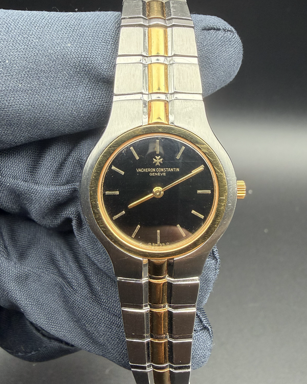 Vacheron Constantin Phidias 24MM Quartz Black Dial Two-Tone Bracelet (610200)