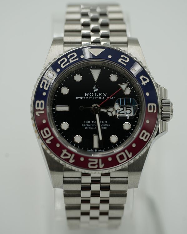 2023 Rolex GMT-Master II "Pepsi" 40MM Black Dial Jubilee Bracelet (126710BLRO)