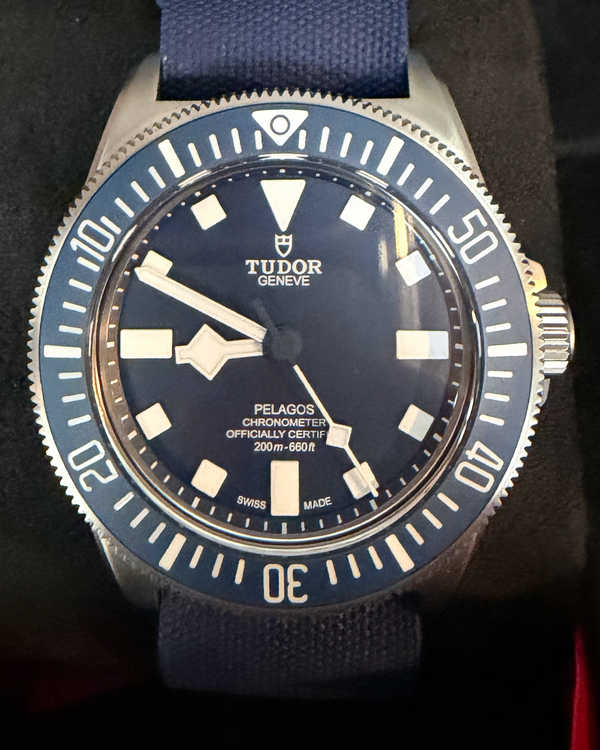 No Reserve - 2026 Tudor Pelagos FXD 42MM Blue Dial Textile Strap (25707B/24)
