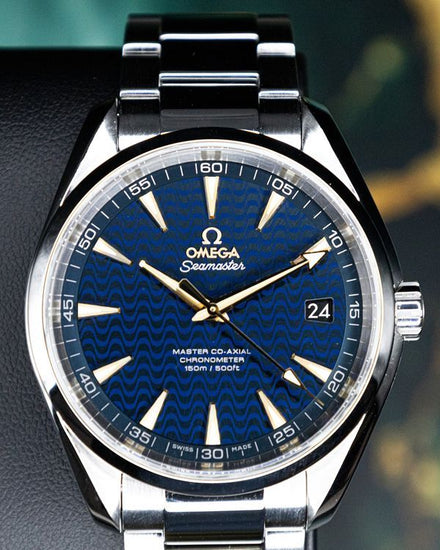 No Reserve - 2025 Omega Seamaster Aqua Terra 150M 41.5MM Blue Dial Steel Bracelet (231.10.42.21.03.006)