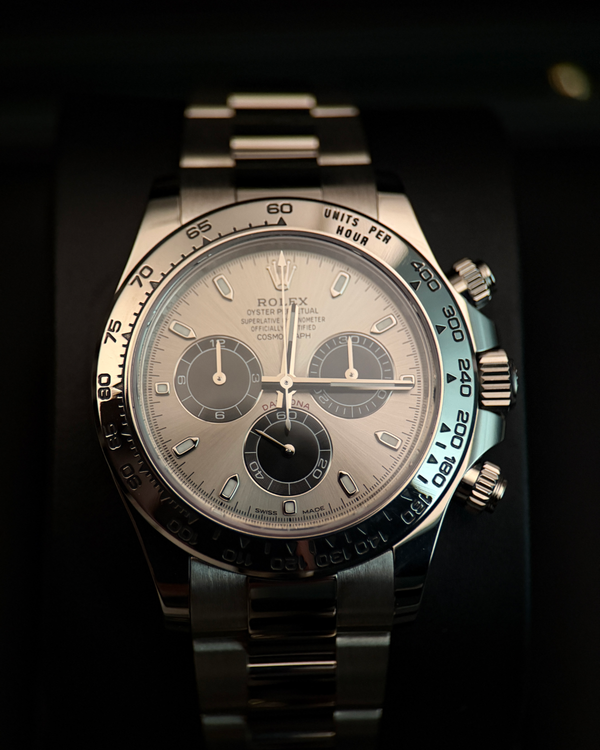 No Reserve - 2021 Rolex Cosmograph Daytona "Ghost" 40MM Grey Dial White Gold Oyster Bracelet (116509)