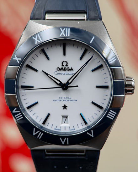 2023 Omega Constellation 41MM White Dial Leather Strap (131.33.41.21.04.001)