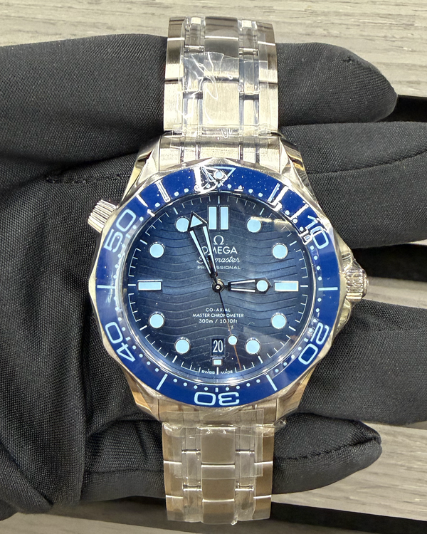 2026 Omega Seamaster Diver 300M "Summer Blue" 42MM Blue Dial Steel Bracelet (210.30.42.20.03.003)