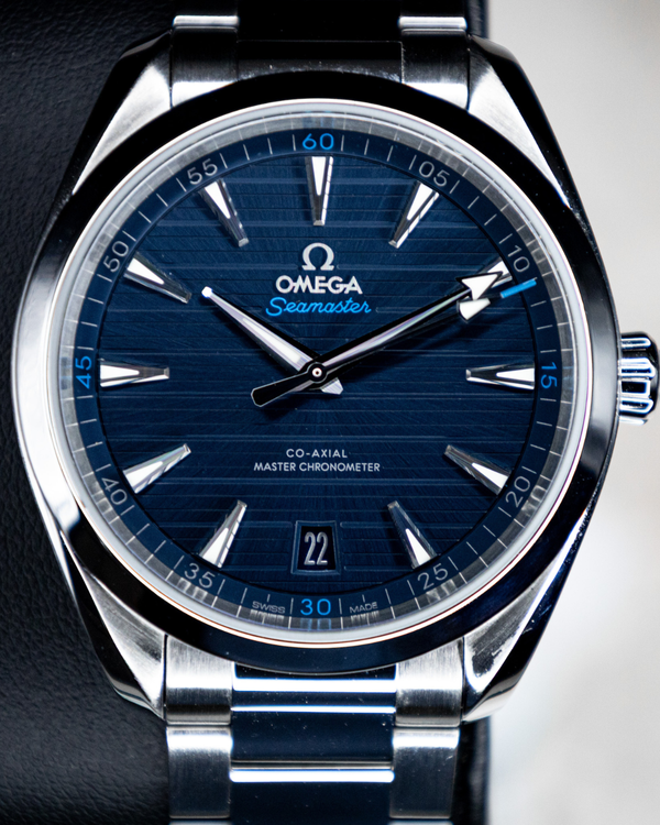 No Reserve - 2023 Omega Seamaster Aqua Terra 150M 41MM Blue Dial Steel Bracelet (220.10.41.21.03.001)