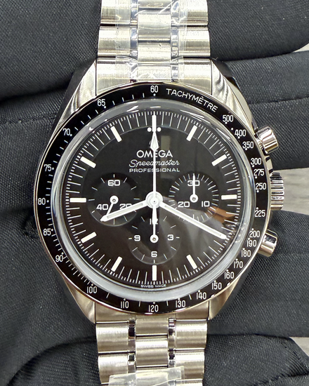 2026 Omega Speedmaster Professional Moonwatch 42MM Black Dial Steel Bracelet (310.30.42.50.01.002)