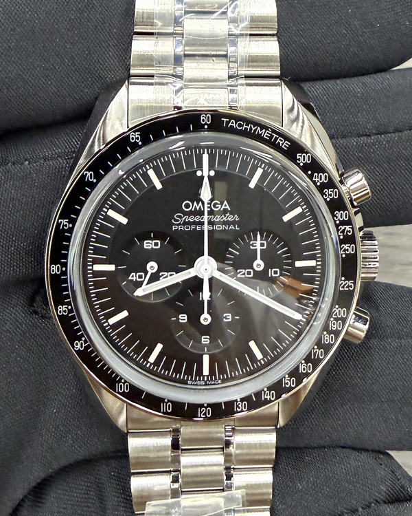 2026 Omega Speedmaster Professional Moonwatch 42MM Black Dial Steel Bracelet (310.30.42.50.01.002)