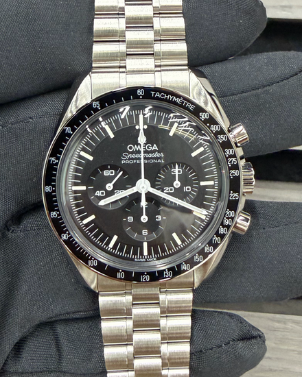 2026 Omega Speedmaster Professional Moonwatch 42MM Black Dial Steel Bracelet (310.30.42.50.01.001)