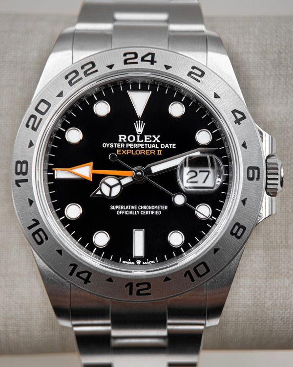 No Reserve - 2024 Rolex Explorer II 42MM Black Dial Oyster Bracelet (226570)