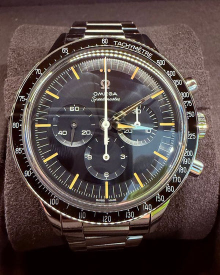2026 Omega Speedmaster Anniversary Series "The First Omega In Space" 39.7MM Blue Dial Steel Bracelet (310.30.40.50.06.001)