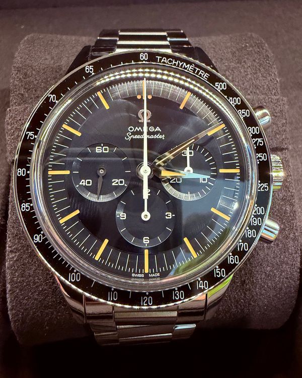 2026 Omega Speedmaster Anniversary Series "The First Omega In Space" 39.7MM Blue Dial Steel Bracelet (310.30.40.50.06.001)