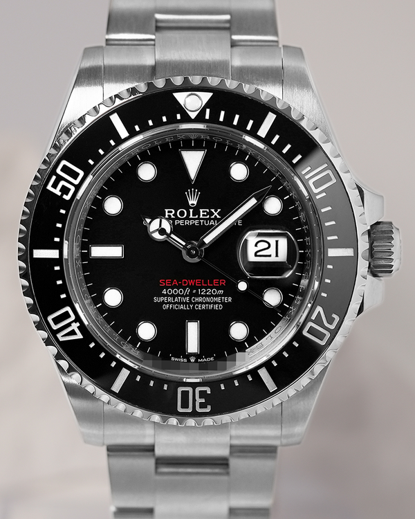 2021 Rolex Sea-Dweller "Red Letters 50th Anniversary" 43MM Black Dial Oyster Bracelet (126600)