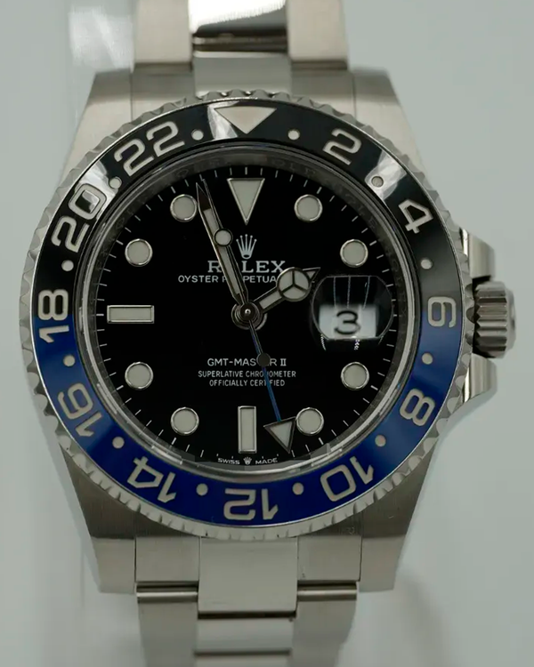 2023 Rolex GMT-Master II "Batman" 40MM Black Dial Oyster Bracelet (126710BLNR)