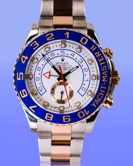 2017 Rolex Yacht-Master II 44MM White Dial Two-Tone Oyster Bracelet (116681)