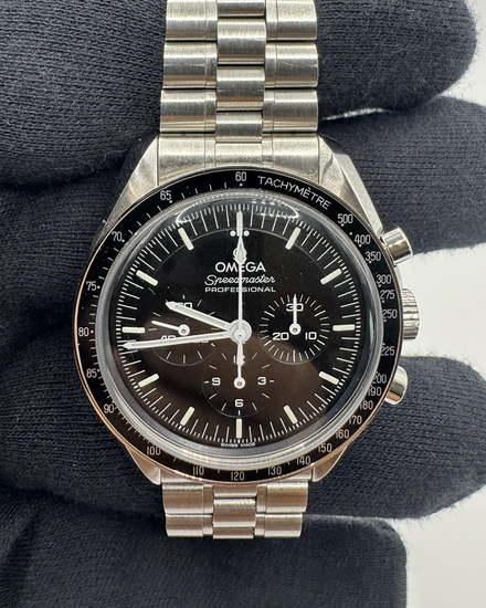 2026 Omega Speedmaster Professional Moonwatch 42MM Black Dial Steel Bracelet (310.30.42.50.01.001)
