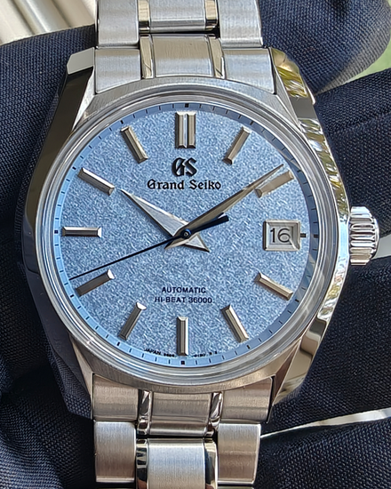 2026 Grand Seiko Heritage Collection Sōkō Frost 40MM Blue Dial Steel Bracelet (SBGH295)
