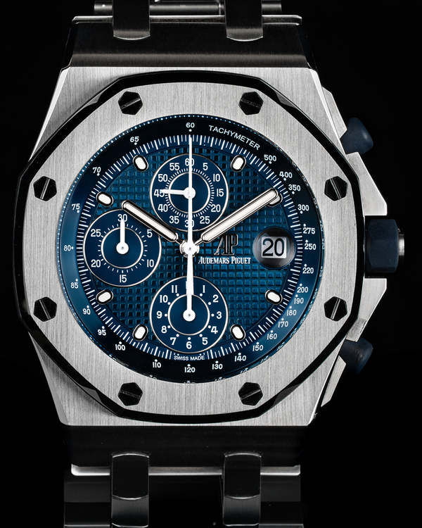 2019 Audemars Piguet Royal Oak Offshore "20th Anniversary" 42MM Blue "Beast" Dial Steel Bracelet (26237ST.OO.1000ST.01)