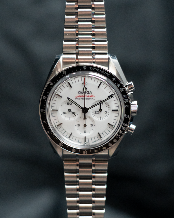 2025 Omega Speedmaster Professional Moonwatch 42MM White Dial Steel Bracelet (310.30.42.50.04.001)