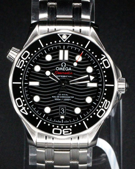 No Reserve - 2025 Omega Seamaster Diver 300M 42MM Black Dial Steel Bracelet (210.30.42.20.01.001)