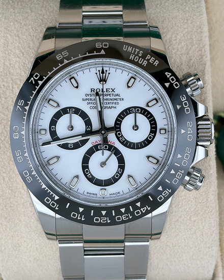 2023 Rolex Cosmograph Daytona "Panda" 40MM White Dial Oyster Bracelet (116500LN)