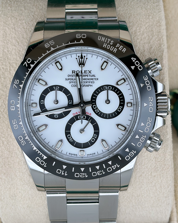 2023 Rolex Cosmograph Daytona "Panda" 40MM White Dial Oyster Bracelet (116500LN)