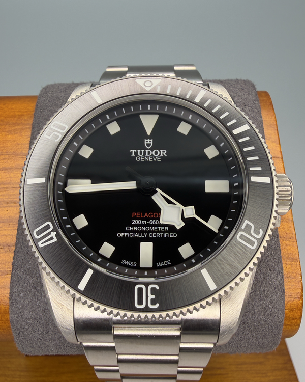 2026 Tudor Pelagos 39MM Black Dial Titanium Bracelet (25407N)