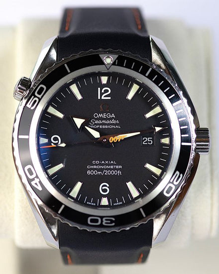 Omega Seamaster Planet Ocean "James Bond Casino Royal" L.E. 45.5MM Black Dial Rubber Strap (2907.50.91)