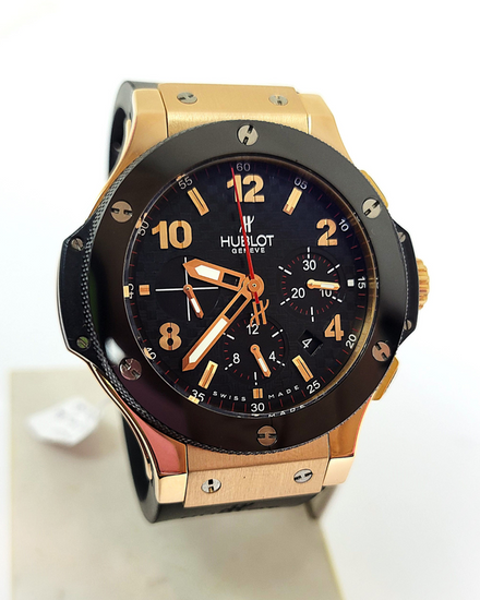 Hublot Big Bang 44MM Black Dial Rubber Strap (301.PX.131.RX)
