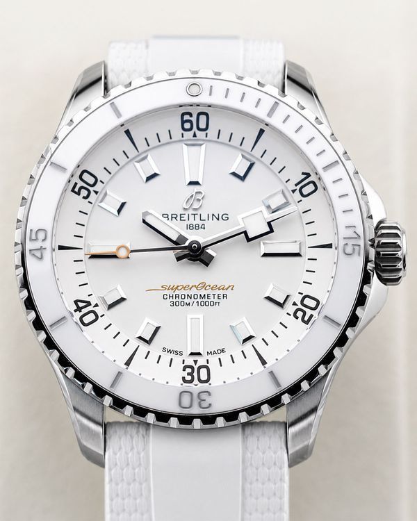 2026 Breitling Superocean 36MM White Dial Steel Bracelet (A17377)