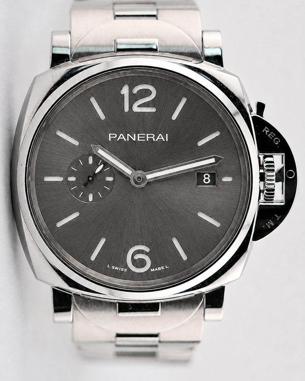 2026 Panerai Luminor Due 42MM Anthracite Dial Steel Bracelet (PAM01387)