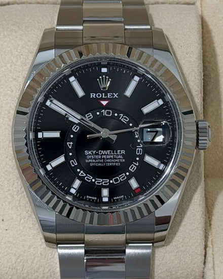2024 Rolex Sky-Dweller 42MM Black Dial Oyster Bracelet (326934)