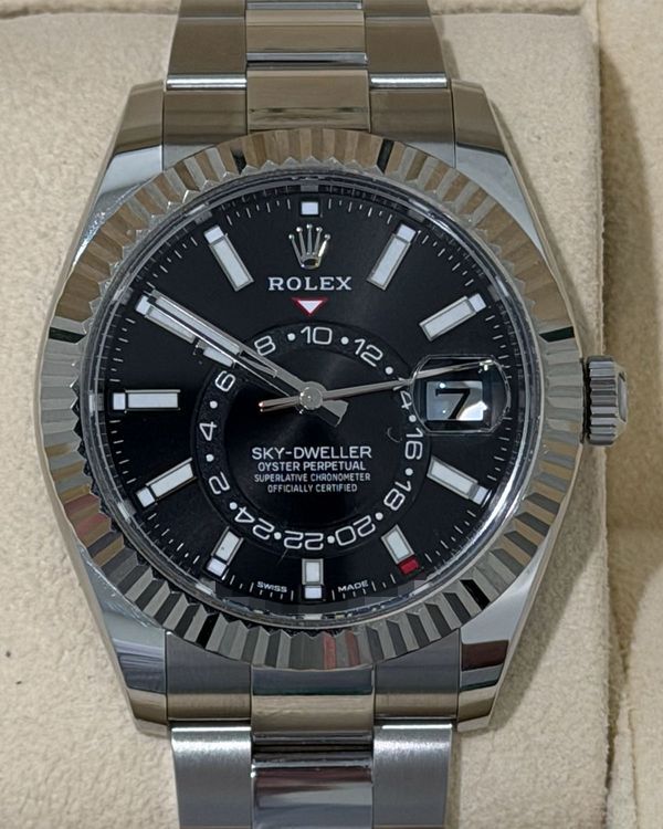 2024 Rolex Sky-Dweller 42MM Black Dial Oyster Bracelet (326934)