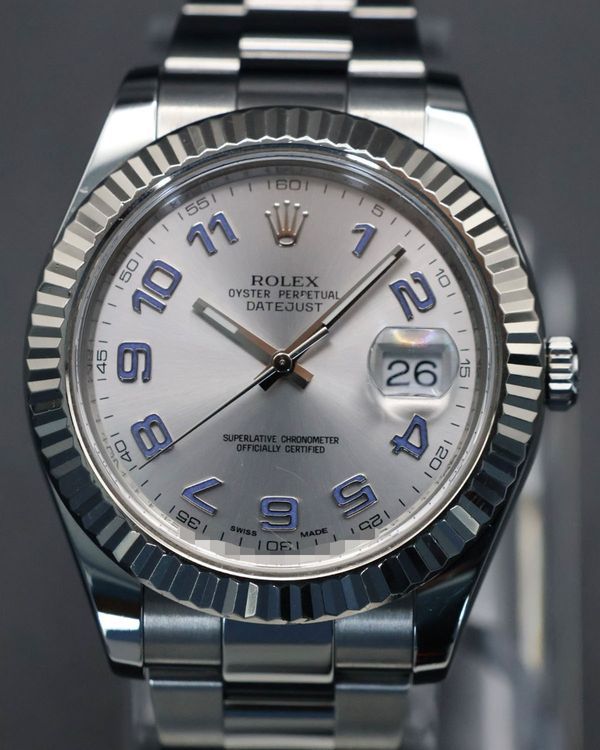 2012 Rolex Datejust II 41MM Silver Dial Oyster Bracelet (116334)