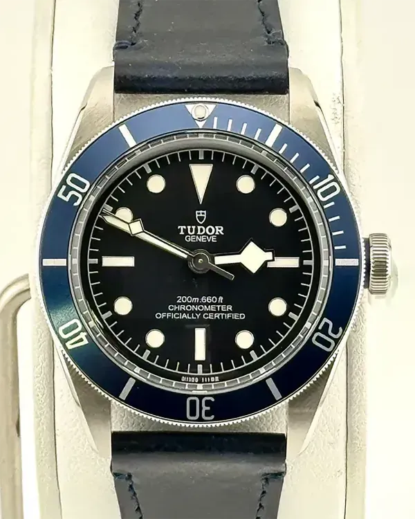 2022 Tudor Black Bay 41MM Black Dial Leather Strap (79230B)