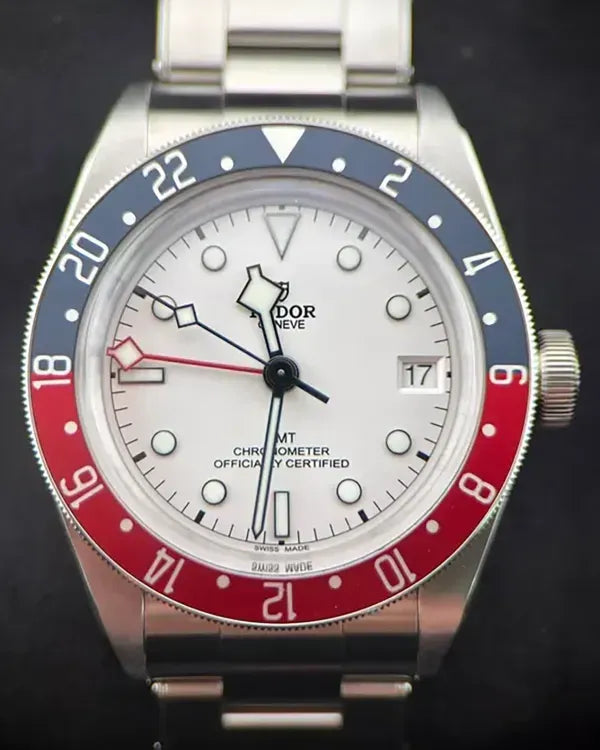 2026 Tudor Black Bay GMT "Pepsi" 41MM White Dial Steel Bracelet (79830RB)
