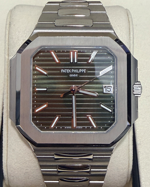 2026 Patek Philippe Cubitus 45MM Green Dial Steel Bracelet (5821/1A-001)
