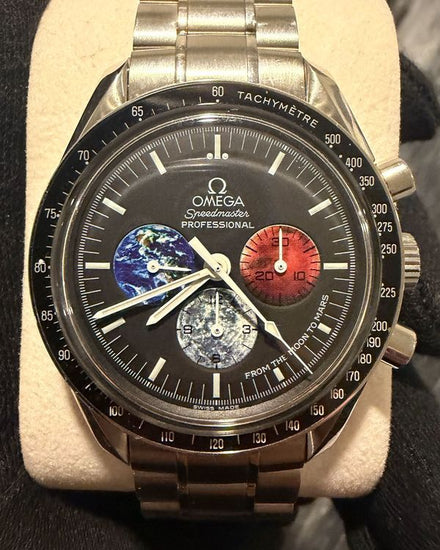 2011 Omega Speedmaster Professional Moonwatch "From Moon to Mars" 42MM Black Dial Steel Bracelet (3577.50.00)