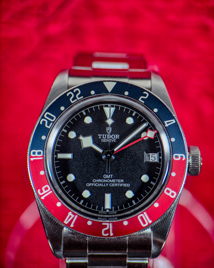 No Reserve - 2022 Tudor Black Bay GMT "Pepsi" 41MM Black Dial Steel Bracelet (79830RB)