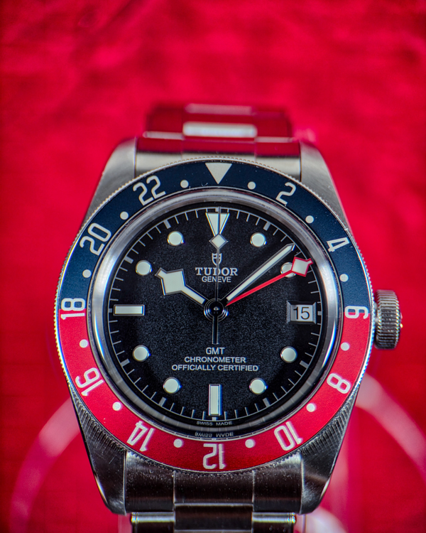 No Reserve - 2022 Tudor Black Bay GMT "Pepsi" 41MM Black Dial Steel Bracelet (M79830RB-0001)
