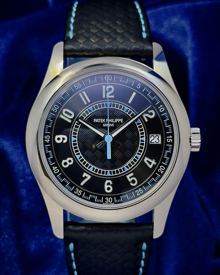 2026 Patek Philippe Calatrava 40MM Black Dial Leather Strap (6007G-011)