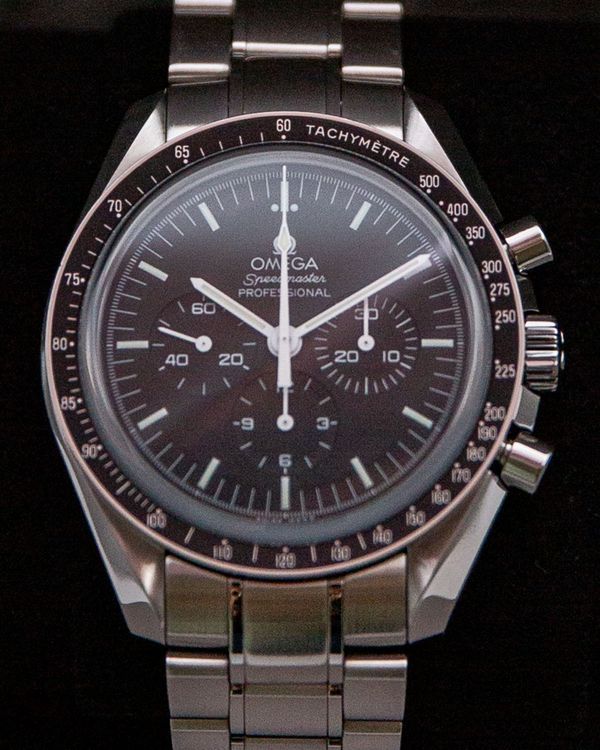 Omega Speedmaster Professional Moonwatch 42MM Black Dial Steel Bracelet (310.30.42.50.01.002)