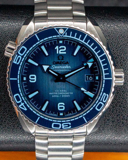 2025 Omega Seamaster Planet Ocean 600M "Summer Edition" 39.5MM Blue Dial Steel Bracelet (215.30.40.20.03.002)