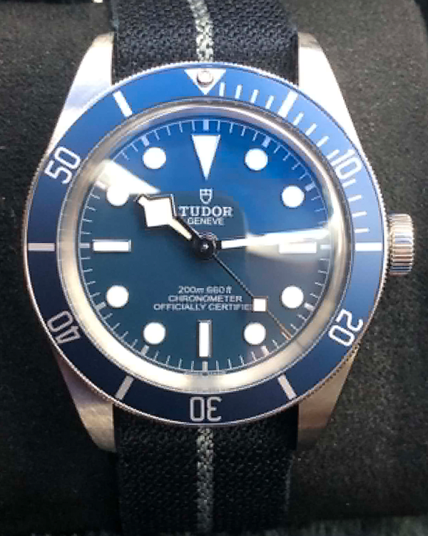 2021 Tudor Black Bay 58' 39MM Blue Dial Textile Strap (79030B)