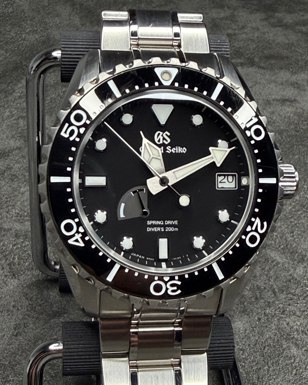 No Reserve - 2024 Grand Seiko Sport 44.2MM Black Dial Steel Bracelet (SBGA461)