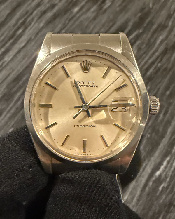 1971 Rolex Oyster Precision Date 34MM Silver Dial Oyster Bracelet (6694)