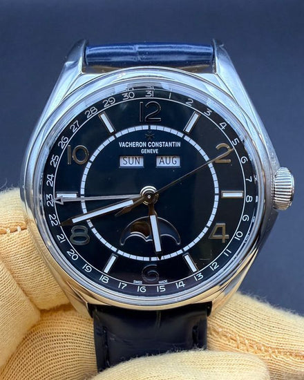 2021 Vacheron Constantin Fiftysix 40MM Blue Dial Leather Strap (4000E/000A-B548)