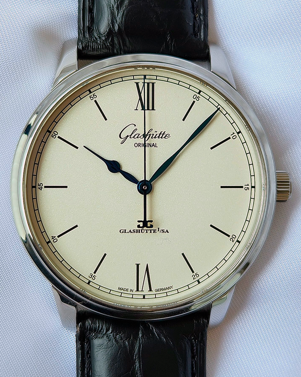 2024 Glashütte Original Senator Excellence 40MM White Dial Leather Strap (1-36-01-01-02-01)